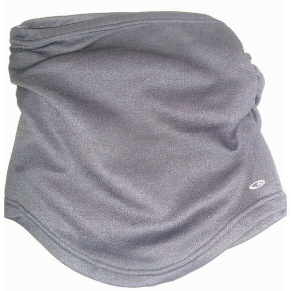 Winter Neck Gaiter, Black Fleece Warmer Scarf Cold Weather Cover for Men/Women - Picture 4 of 8